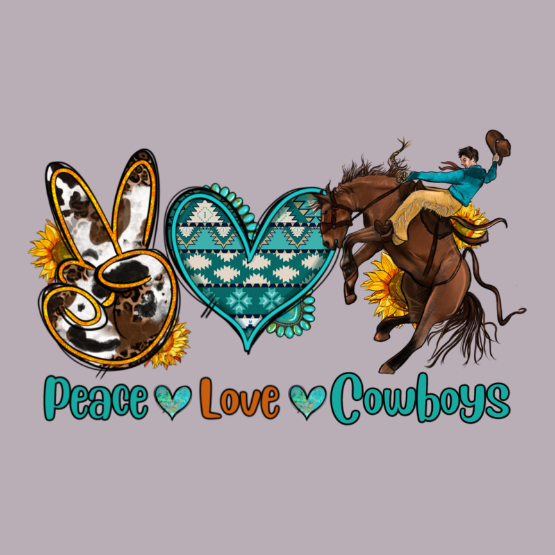 Peace Love Cowboys Vintage Tee by OliviaCreatesArt | Teevron