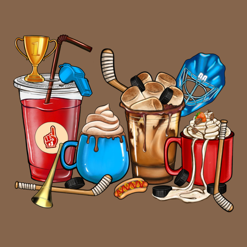 Hockey Coffee Cups Premium Tee by HowdyJamesFarm | Teevron
