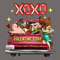 Valentine's Day Truck Farm Animals Cupid Xoxo Urban Heavy Tee | Teevron