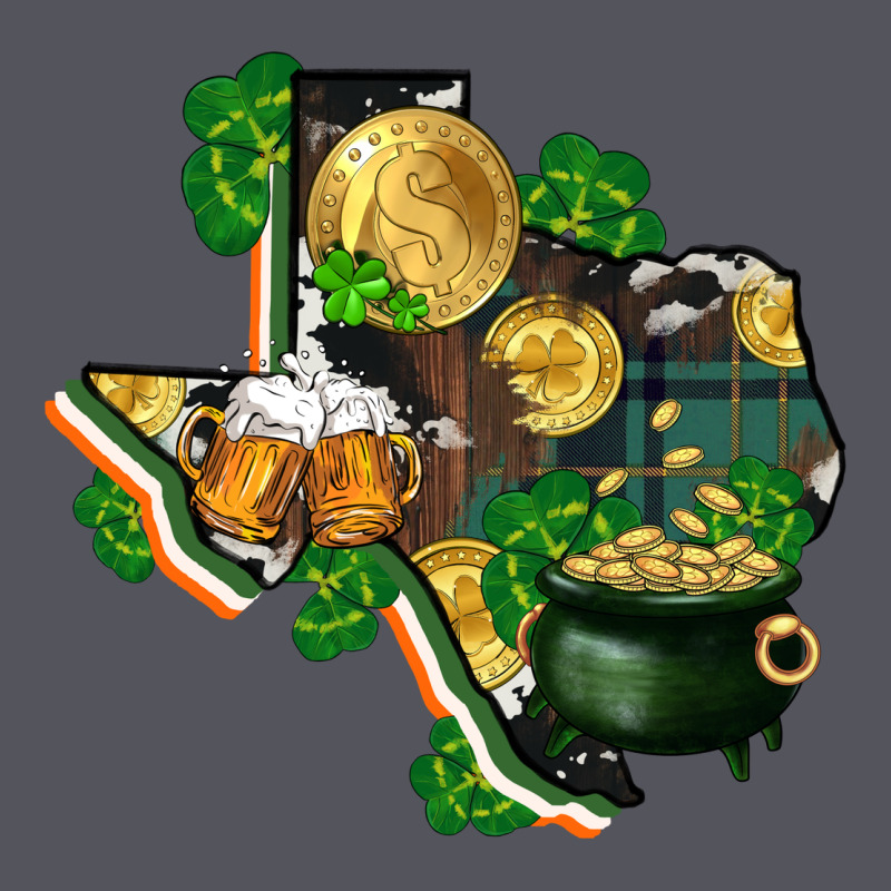 Texas Map St Patrick's Day Vintage Hoodie by FaDigitalArtStudio | Teevron