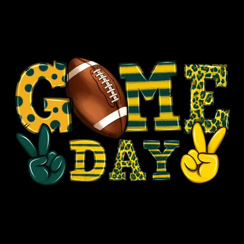 Game Day Yellow And Green Team Color Premium Tee by HowdyJamesFarm | Teevron