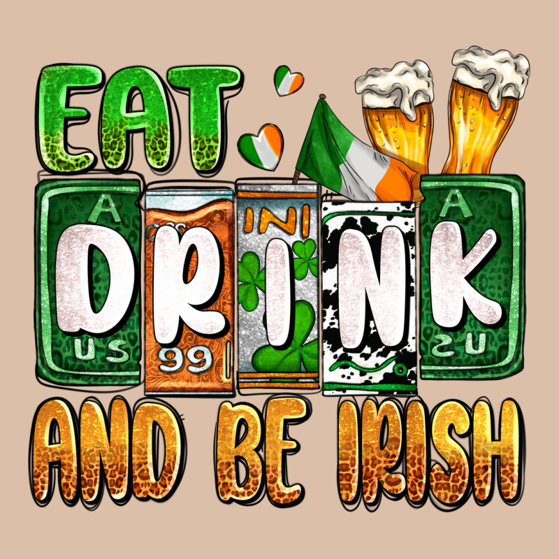 St. Patrick's Eat Drink And Be Irish Urban Heavy Tee by OliviaCreatesArt | Teevron