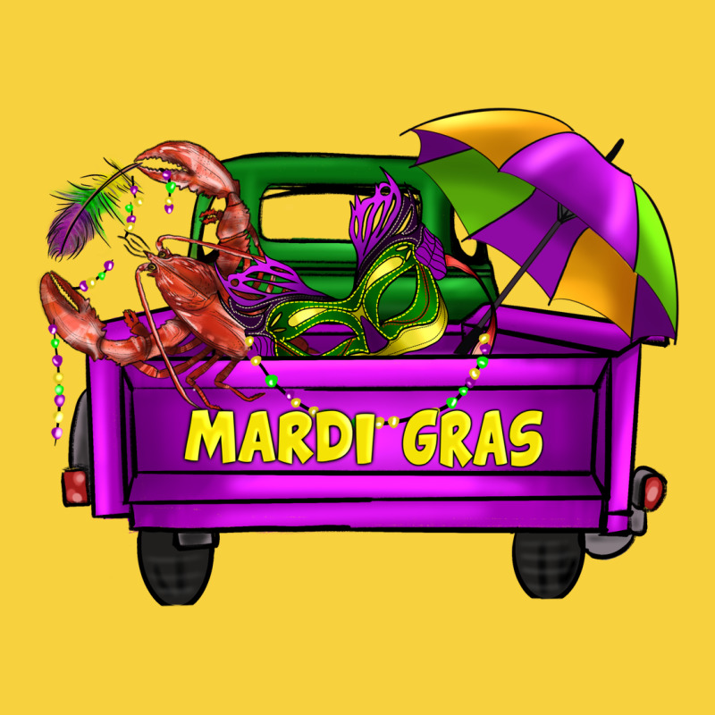Mardi Grass Umbrella With Truck Premium Sweatshirt by AdoDesignShop | Teevron