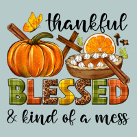Thankful Blessed And Kind Of A Mess Heavy Core Tee | Teevron
