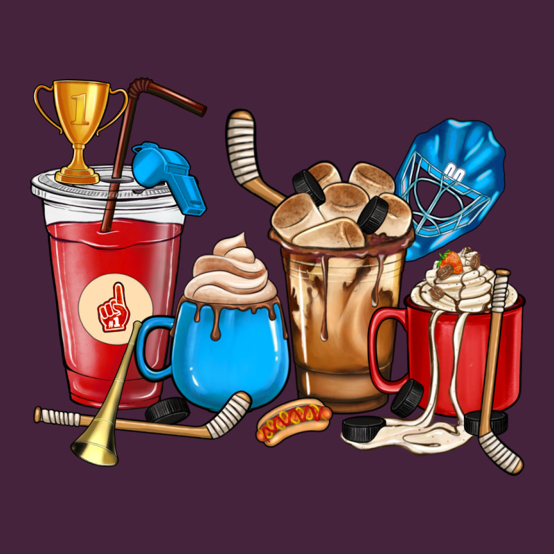 Hockey Coffee Cup Premium Tee by HowdyJamesFarm | Teevron