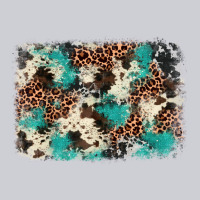 Turquoise Glitter Cowhide Background Heavyweight Sweatshirt | Teevron