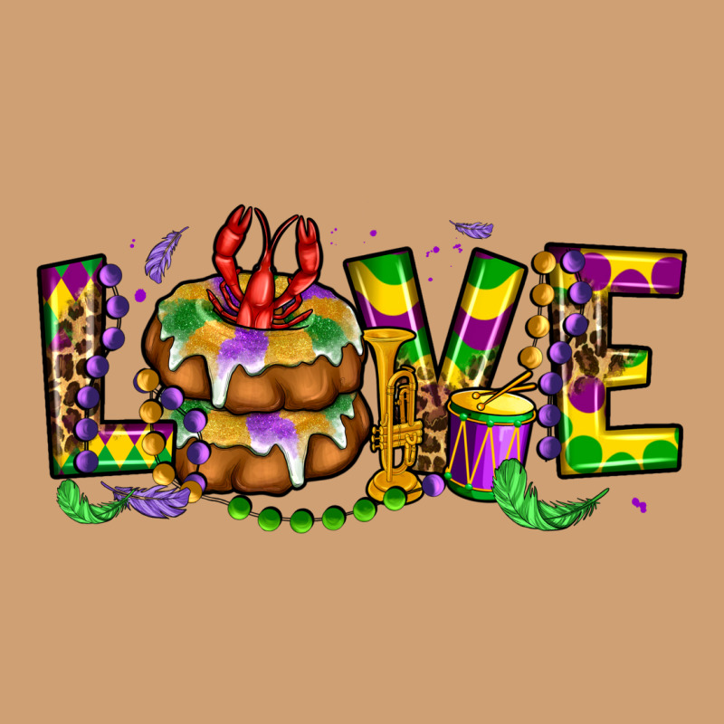 Mardi Gras Love Vintage Tee by OliviaCreatesArt | Teevron