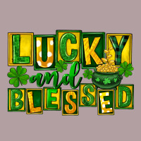 Lucky And Blessed St. Patricks Day Vintage Hoodie | Teevron