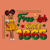 Free Ish Since 1865 Black Girl Peekaboo Juneteenth Classic Tee | Teevron