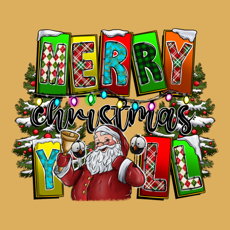 Merry Christmas Yall Premium Hoodie by CowhideDigitalArt | Teevron