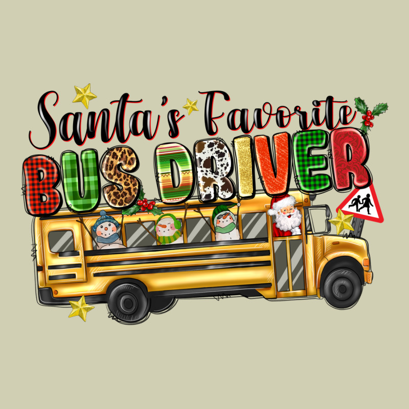 Santas Favorite Bus Driver Heavy Core Tee by texasbilliewilder | Teevron
