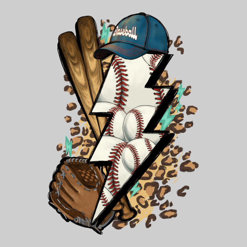 Lightning Bolt Baseball Premium Tee by HowdyJamesFarm | Teevron