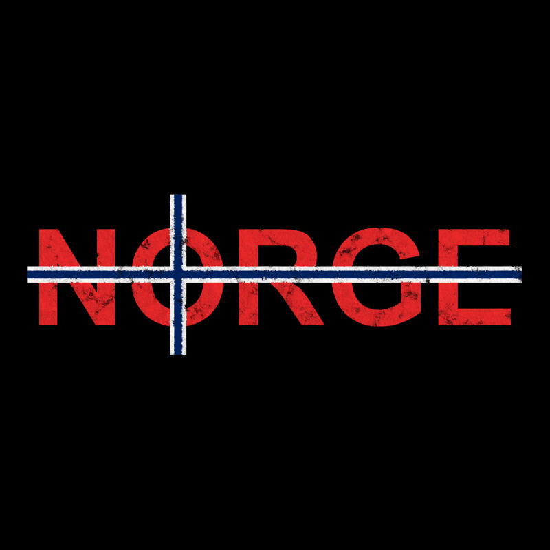 Norge Norway Norwegian Flag Nordic Cross Travel Europe Pullover Hoodie Ladies Tee by baoMotion | Teevron