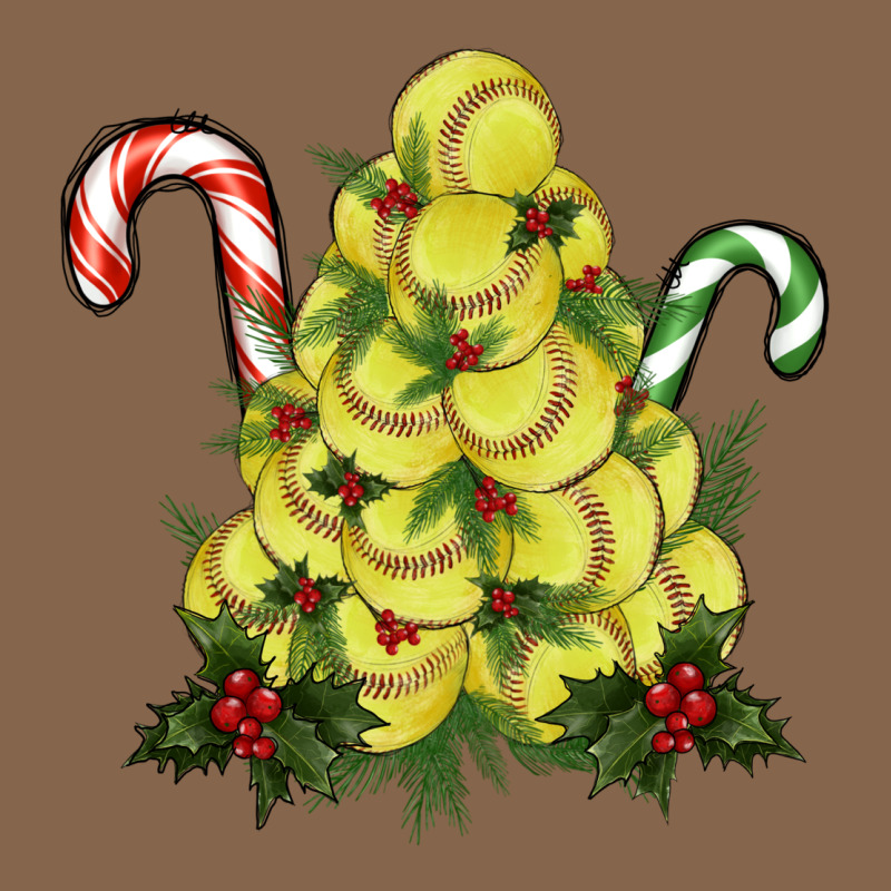 Softball Christmas Tree Premium Tee by RanaPortraitStore | Teevron