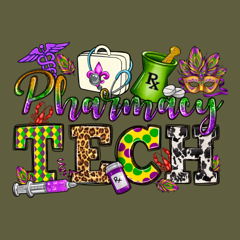 Mardi Gras Pharmacy Tech Vintage Tee by OliviaCreatesArt | Teevron