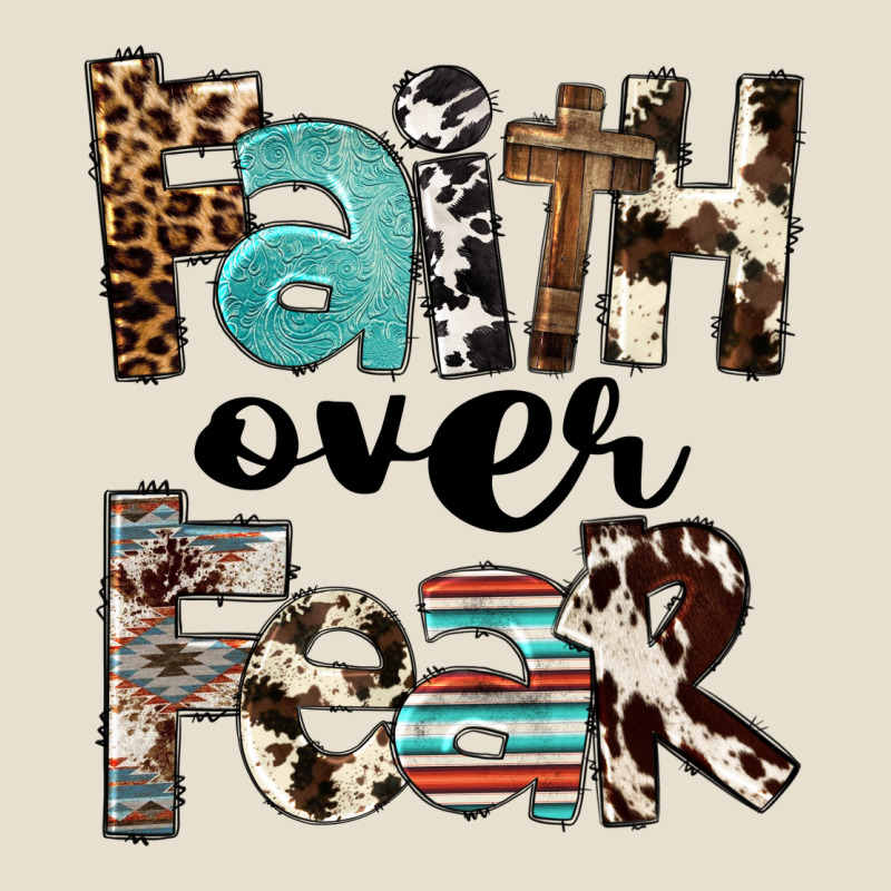 Western Faith Over Fear Urban Heavy Tee by FaDigitalArtStudio | Teevron