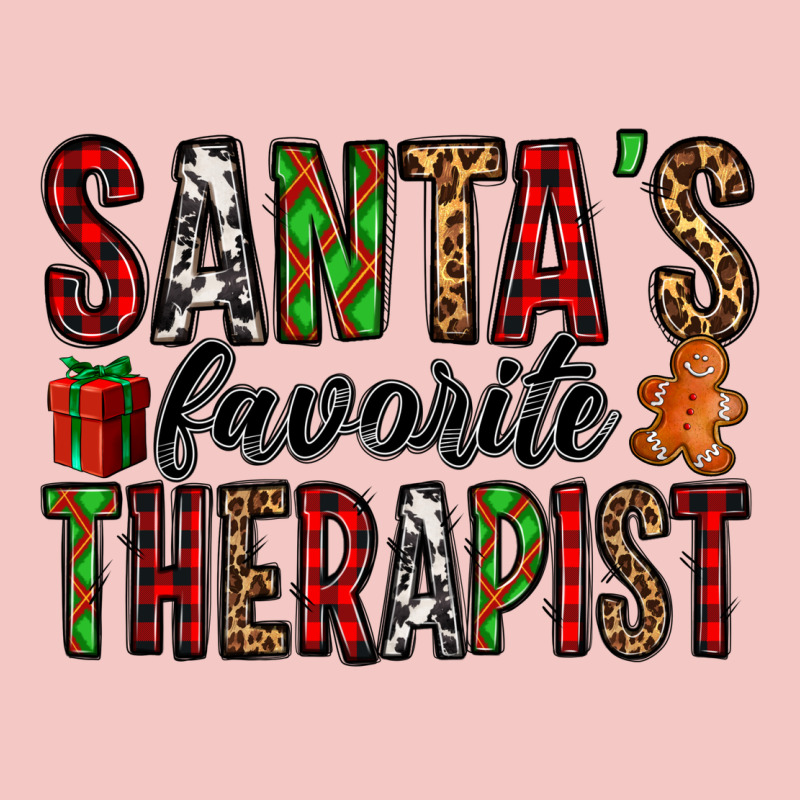 Santa's Favorite Therapist Urban Heavy Tee by Jasminsmagicworld | Teevron