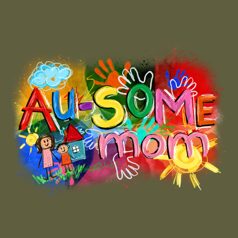 Au-some Mom Autism Vintage Tee by FaDigitalArtStudio | Teevron