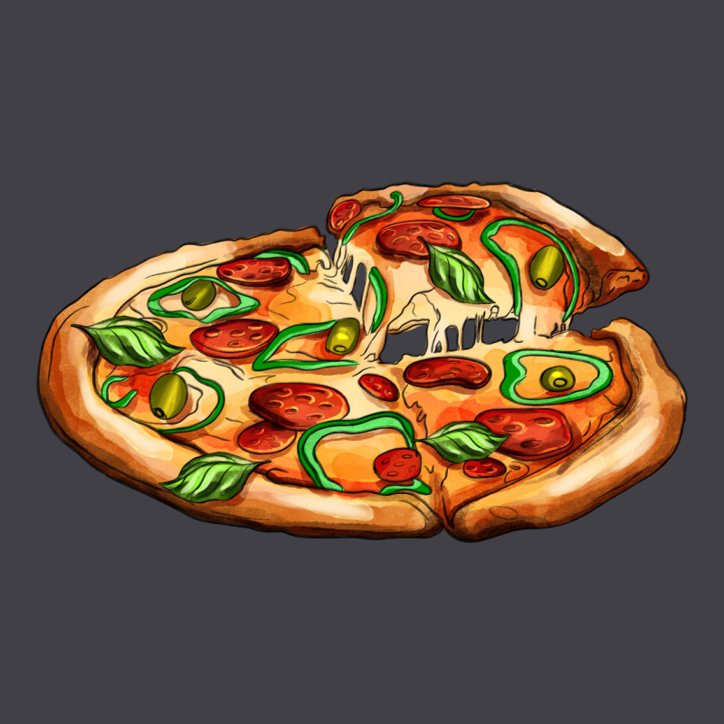 Big Pizza Heavyweight Hoodie by AdoDesignShop | Teevron