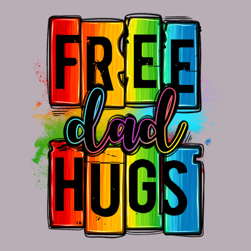 Free Dad Hugs Vintage Tee by OliviaCreatesArt | Teevron