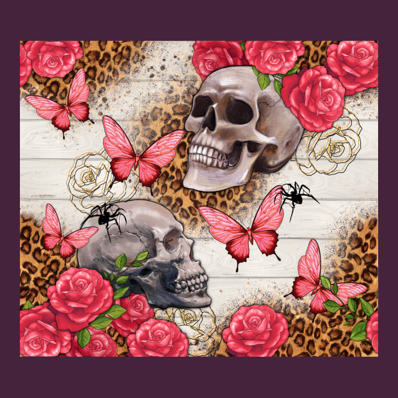 Skulls And Roses Tumbler Premium Tee by TumblerDesignByShophia | Teevron