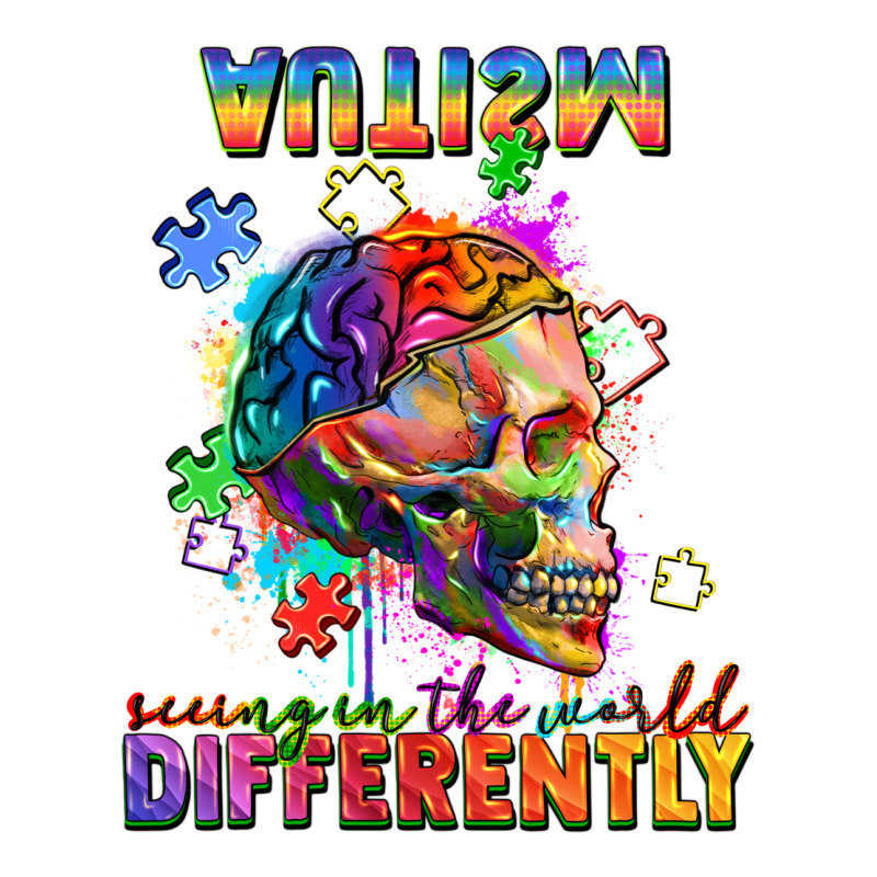 Autism Seeing In The World Differently Long Sleeve Tee by FaDigitalArtStudio | Teevron