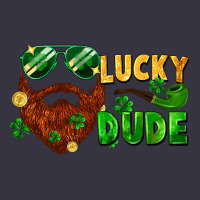 Lucky Dude Saint Patricks Bearded Man Vintage Hoodie | Teevron