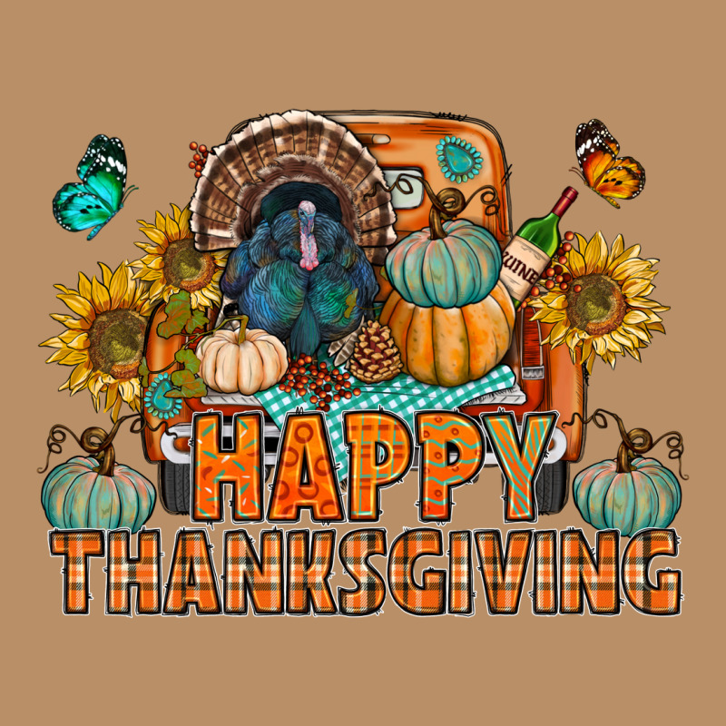 Happy Thanksgiving With Truck Bbs Vintage Hoodie by BundleAndBundleShop | Teevron