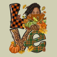Love Fall With Afro Woman Heavy Core Tee | Teevron