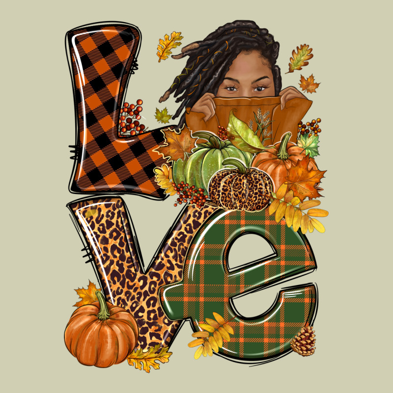 Love Fall With Afro Woman Heavy Core Tee by NancyCooperArtShop | Teevron