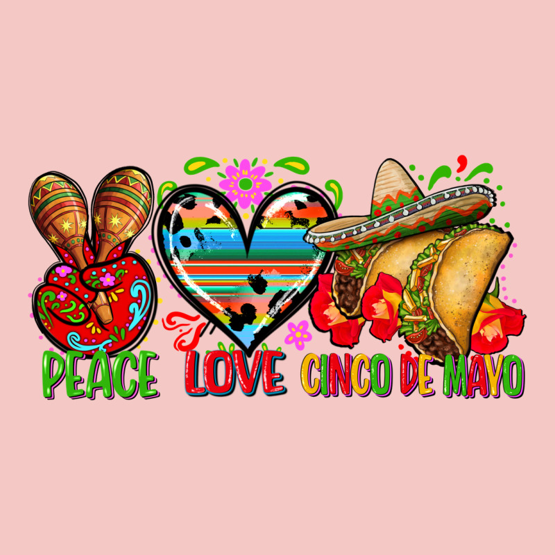 Peace Love Cinco De Mayo Urban Heavy Tee by FaDigitalArtStudio | Teevron