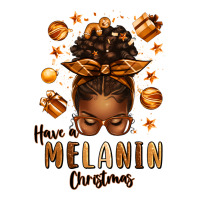 have a melanin christmas afro messy bun | Teevron