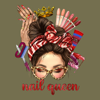Nail Queen Messy Bun With Crown Bbs Vintage Hoodie | Teevron