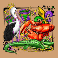Mardi Gras Pelican Crawfish Crocodile Vintage Tee | Teevron