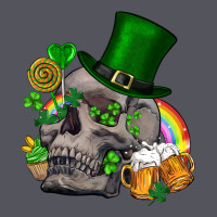 St Patrick's Day Boho Skull Vintage Hoodie | Teevron
