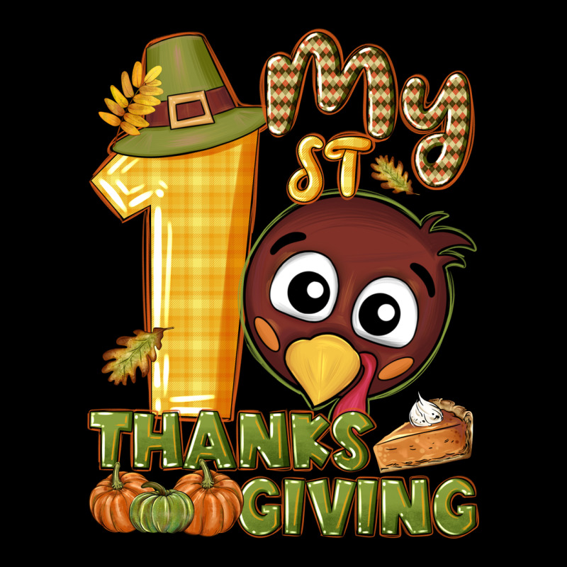 My 1st Thanksgiving With Turkey Heavy Core Tee by NancyCooperArtShop | Teevron