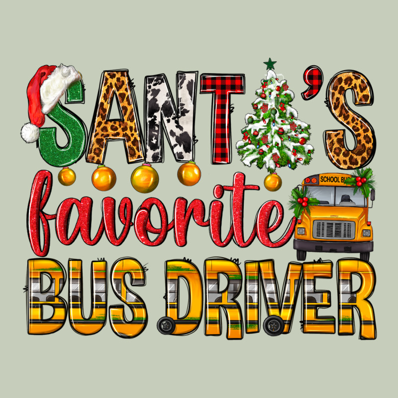 Santa's Favorite Bus Driver Long Sleeve Tee by BundleAndBundleShop | Teevron