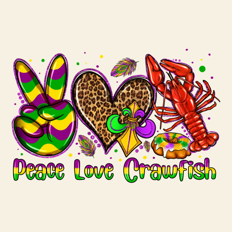Peace Love Crawfish Olivia Vintage Tee by OliviaCreatesArt | Teevron