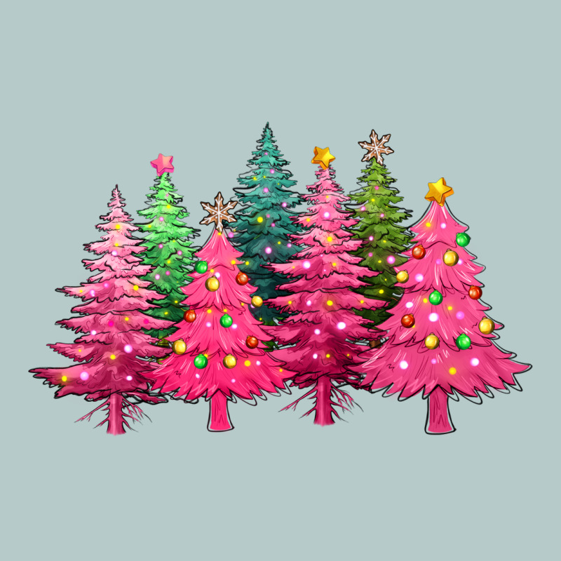 Christmas Tress With Lights Heavy Core Tee by texasbilliewilder | Teevron