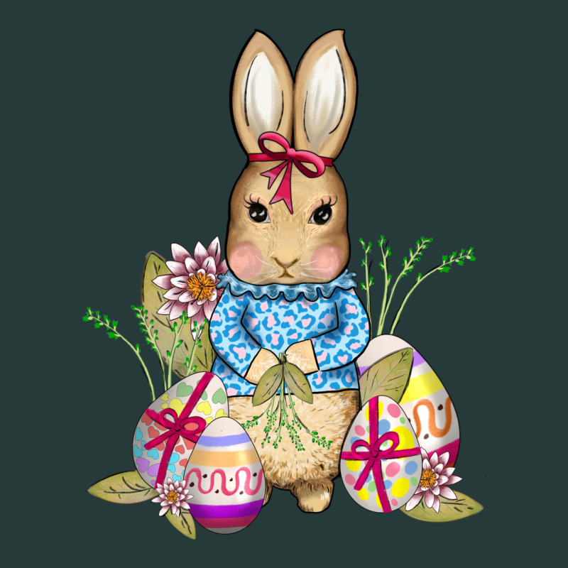 Easter Bunny And Eggs Premium Sweatshirt by AdoDesignShop | Teevron