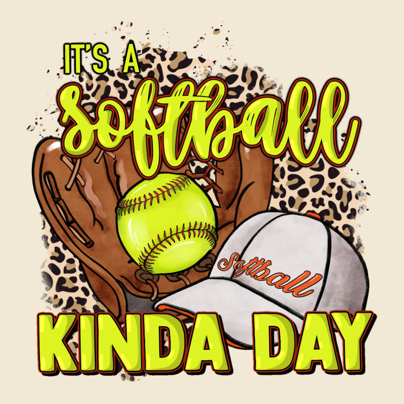 It's A Softball Kinda Day Leopard Premium Tee by HowdyJamesFarm | Teevron