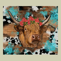 Western Roses Cow Heavy Core Tee | Teevron