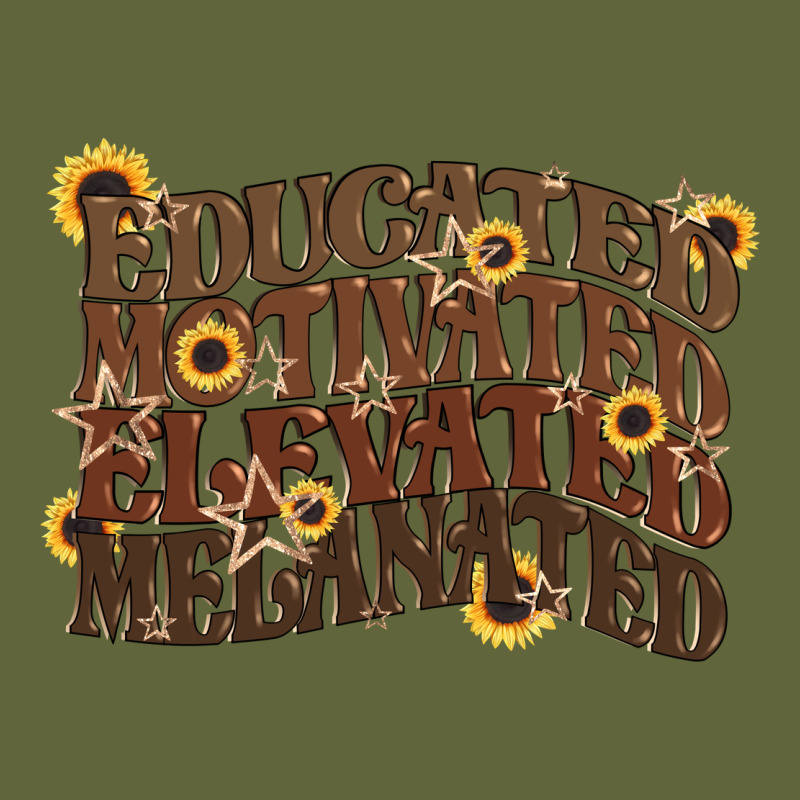 Educated Motivated Elevated Melanated Juneteenth Classic Tee by CowGirlArtShop | Teevron