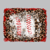 Baseball Leopard Background Long Sleeve Tee | Teevron