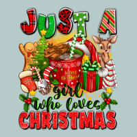 Just A Girl Who Loves Christmas Heavy Core Tee | Teevron