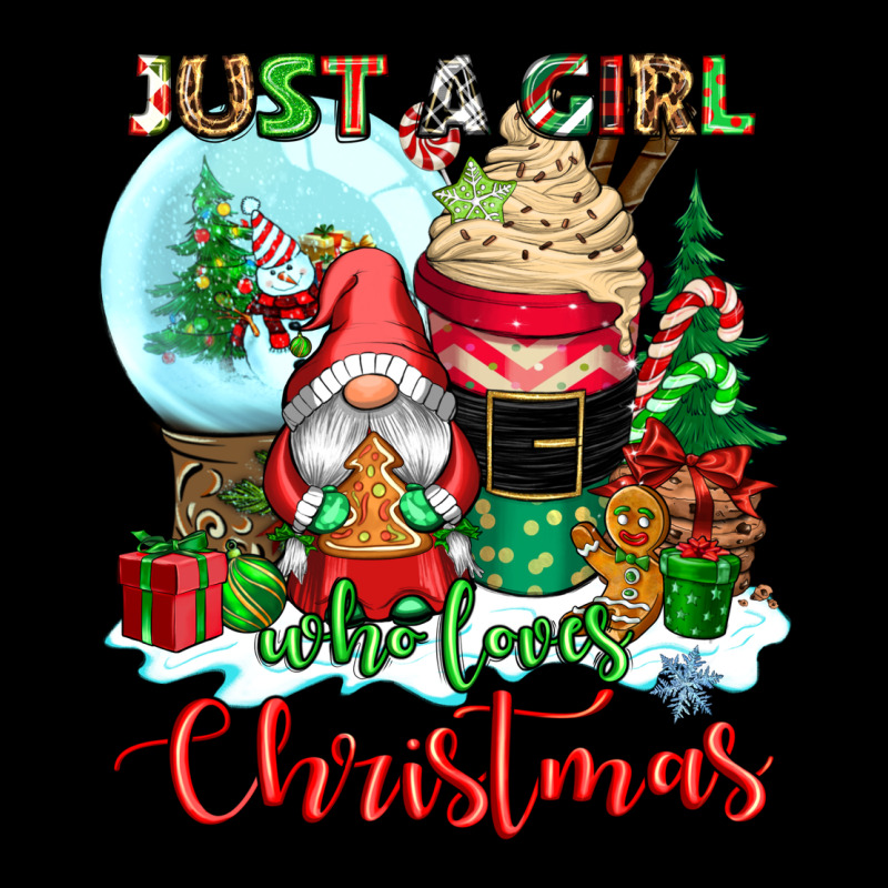 Just A Girl Who Loves Christmas Ladies Tee by CowGirlArtShop | Teevron