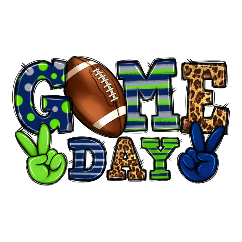 Game Day Green And Blue Team Color Premium Tee by HowdyJamesFarm | Teevron