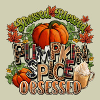 Stressed Blessed Pumpkin Spice Obsessed Fall Heavy Core Tee | Teevron