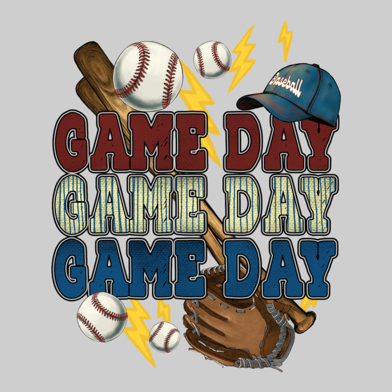 Game Day Lightning Bolt Baseball Premium Tee by HowdyJamesFarm | Teevron
