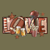 Football Love Vintage Hoodie | Teevron